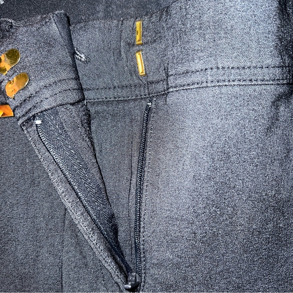 JM Collection Charcoal Gray Straight Leg Pants - Picture 5 of 9